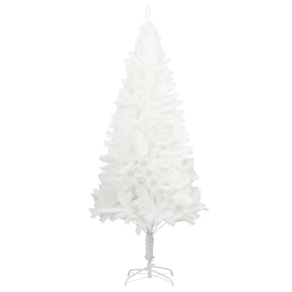 Artificial Christmas Tree Lifelike Needles White 240 cm