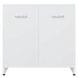 Bathroom Cabinet White 60x33x61 cm Engineered Wood