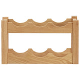 Wine Rack for 6 Bottles 37x21x21 cm Solid Oak Wood