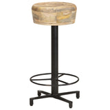 Bar Stools 2 pcs 66 cm Solid Mango Wood