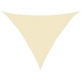 Sunshade Sail 160 g/m² Cream 3x3x4.2 m HDPE