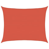 Sunshade Sail 160 g/m² Terracotta 6x7 m HDPE