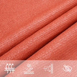 Sunshade Sail 160 g/m² Terracotta 6x7 m HDPE