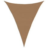 Sunshade Sail 160 g/m² Taupe 4x5x5 m HDPE