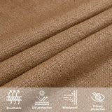 Sunshade Sail 160 g/m² Taupe 4x5x5 m HDPE