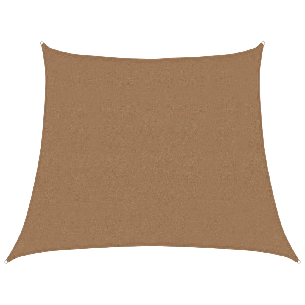 Sunshade Sail 160 g/m² Taupe 3/4x3 m HDPE