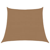 Sunshade Sail 160 g/m² Taupe 3/4x3 m HDPE