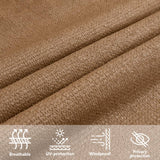 Sunshade Sail 160 g/m² Taupe 3/4x3 m HDPE