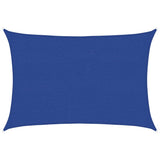 Sunshade Sail 160 g/m² Blue 2.5x4 m HDPE