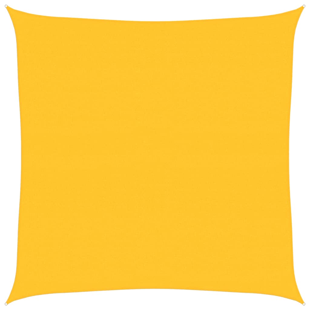 Sunshade Sail 160 g/m² Square Yellow 4.5x4.5 m HDPE