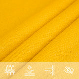 Sunshade Sail 160 g/m² Yellow 2x5 m HDPE