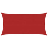 Sunshade Sail 160 g/m² Red 2x4 m HDPE