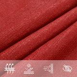 Sunshade Sail 160 g/m² Red 2x4 m HDPE