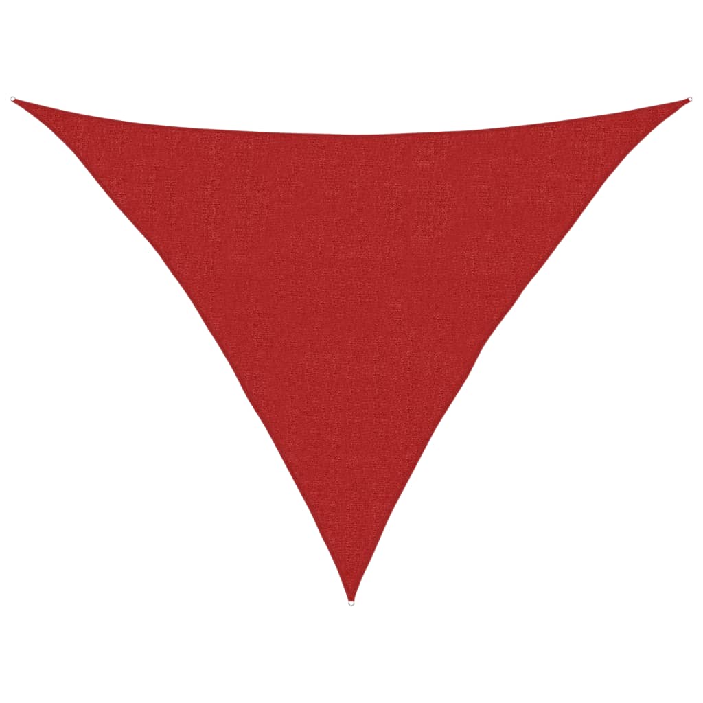 Sunshade Sail 160 g/m² Red 2.5x2.5x3.5 m HDPE