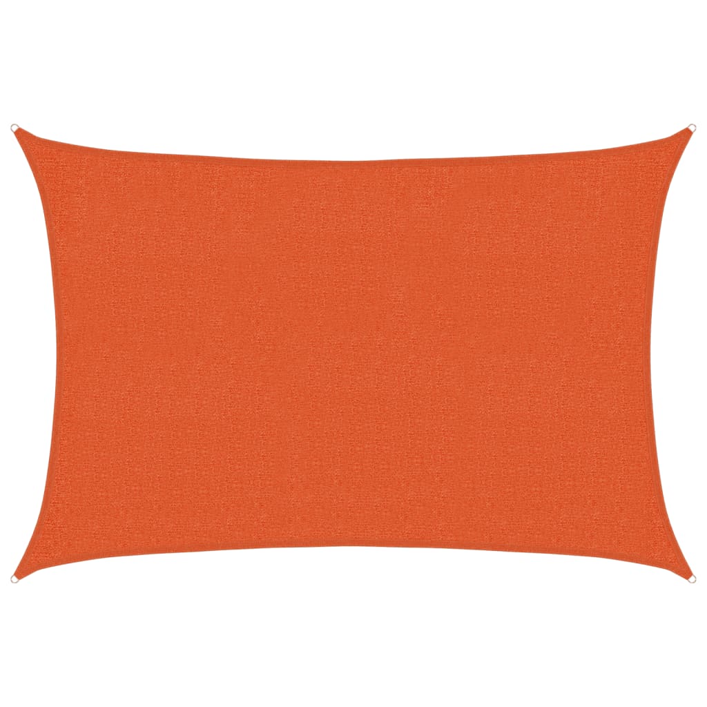 Sunshade Sail 160 g/m² Orange 2x2.5 m HDPE