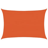 Sunshade Sail 160 g/m² Orange 3.5x5 m HDPE