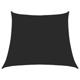 Sunshade Sail 160 g/m² Black 3/4x3 m HDPE