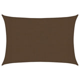 Sunshade Sail 160 g/m² Brown 3x4.5 m HDPE