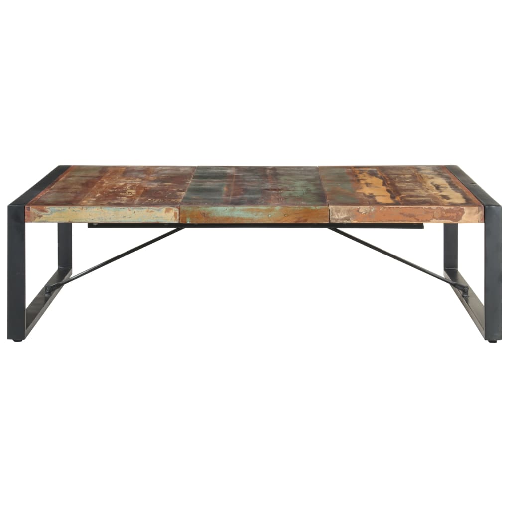 Coffee Table 140x140x40 cm Solid Reclaimed Wood