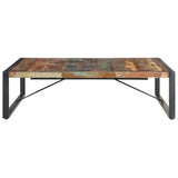 Coffee Table 140x140x40 cm Solid Reclaimed Wood