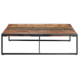 Coffee Table 140x140x40 cm Solid Reclaimed Wood