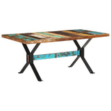 Dining Table 180x90x76 cm Solid Reclaimed Wood