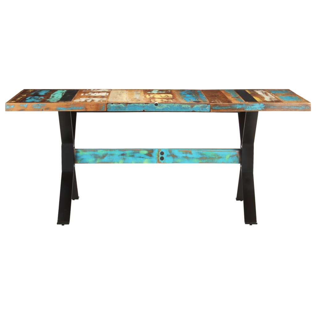 Dining Table 180x90x76 cm Solid Reclaimed Wood