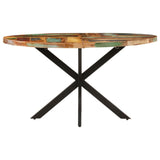 Dining Table 140x80x75 cm Solid Reclaimed Wood