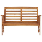 Garden Bench 119 cm Solid Acacia Wood