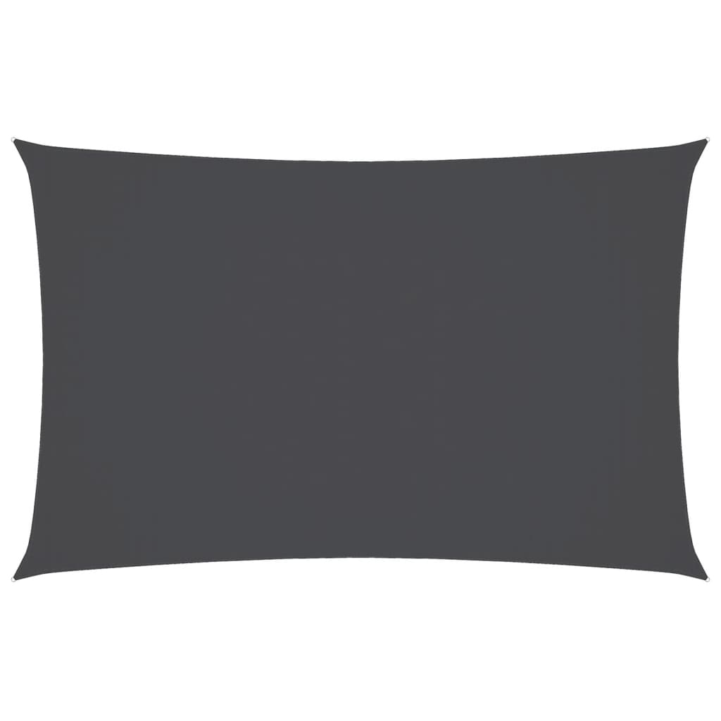 Sunshade Sail Oxford Fabric Rectangular 3x6 m Anthracite