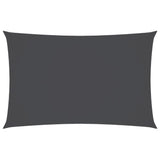 Sunshade Sail Oxford Fabric Rectangular 3x6 m Anthracite