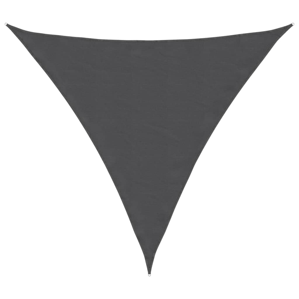 Sunshade Sail Oxford Fabric Triangular 6x6x6 m Anthracite