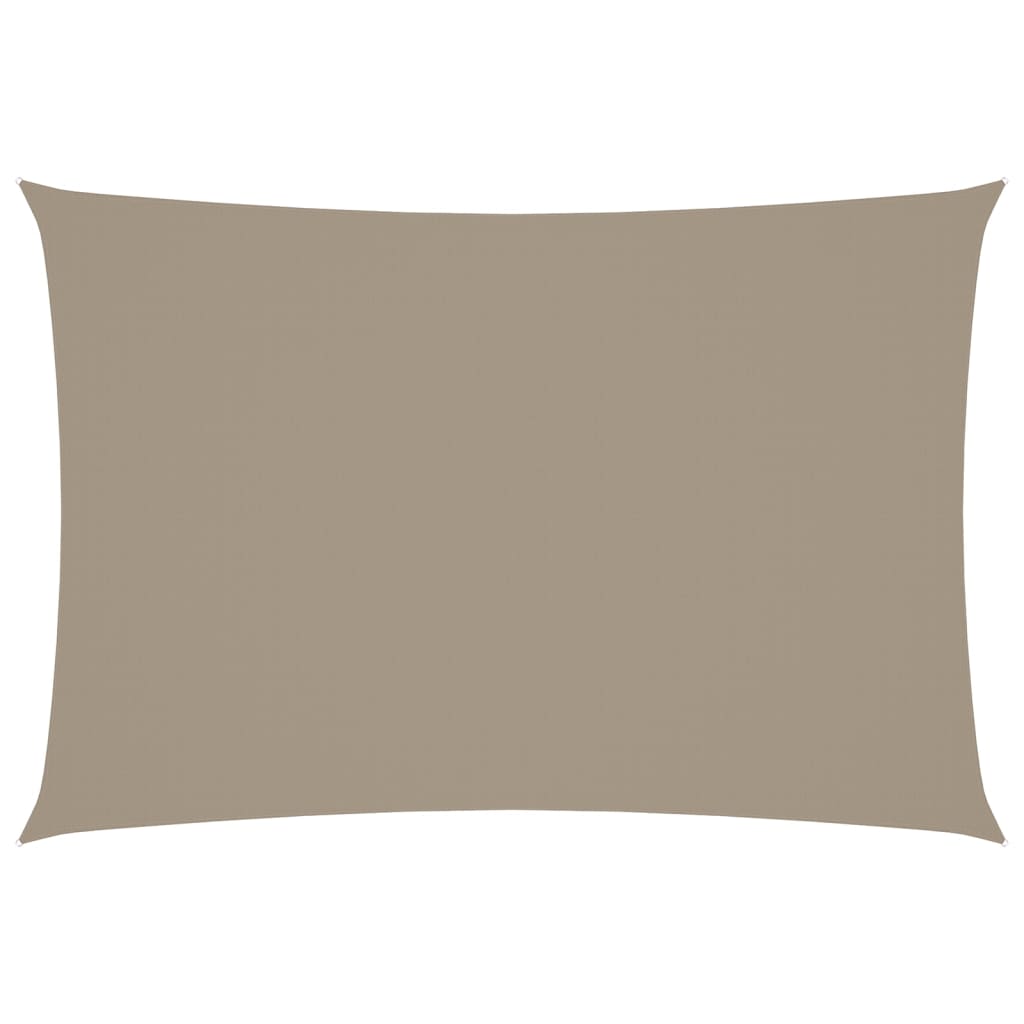 Sunshade Sail Oxford Fabric Rectangular 3x5 m Taupe