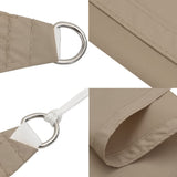 Sunshade Sail Oxford Fabric Rectangular 3x5 m Taupe