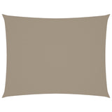 Sunshade Sail Oxford Fabric Rectangular 4x5 m Taupe