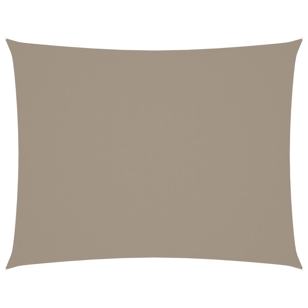 Sunshade Sail Oxford Fabric Rectangular 5x7 m Taupe