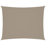 Sunshade Sail Oxford Fabric Rectangular 5x7 m Taupe