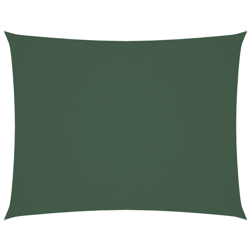 Sunshade Sail Oxford Fabric Rectangular 4x6 m Dark Green