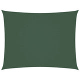 Sunshade Sail Oxford Fabric Rectangular 4x6 m Dark Green