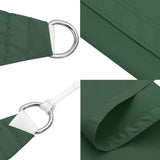 Sunshade Sail Oxford Fabric Rectangular 4x6 m Dark Green