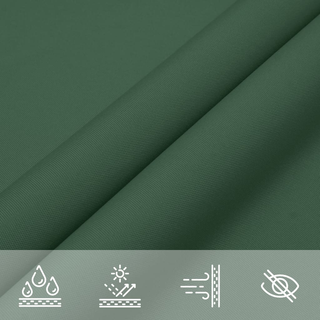 Sunshade Sail Oxford Fabric Rectangular 4x6 m Dark Green