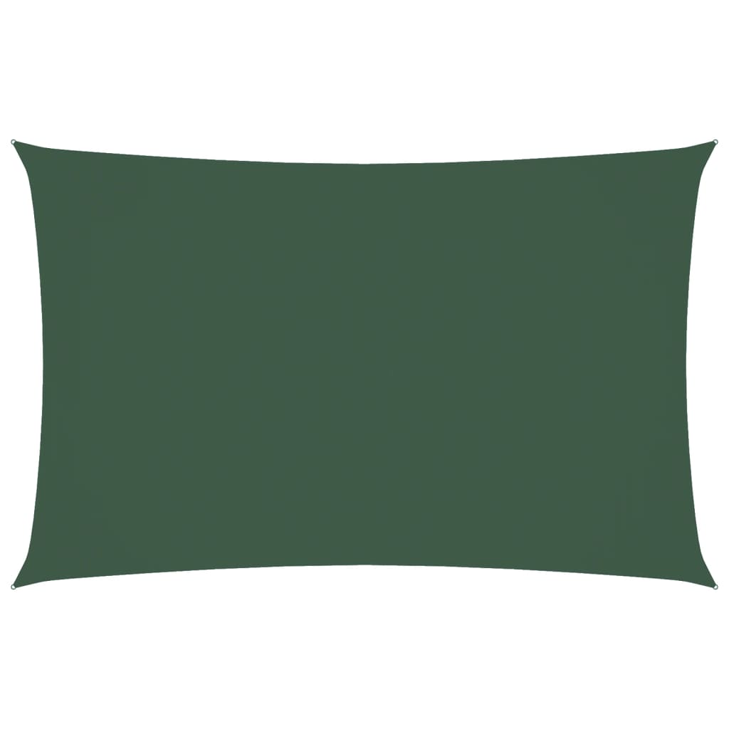 Sunshade Sail Oxford Fabric Rectangular 4x7 m Dark Green