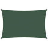 Sunshade Sail Oxford Fabric Rectangular 4x7 m Dark Green