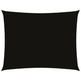 Sunshade Sail Oxford Fabric Rectangular 2x3.5 m Black