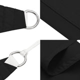 Sunshade Sail Oxford Fabric Rectangular 2x3.5 m Black