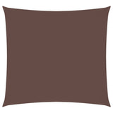 Sunshade Sail Oxford Fabric Square 3x3 m Brown