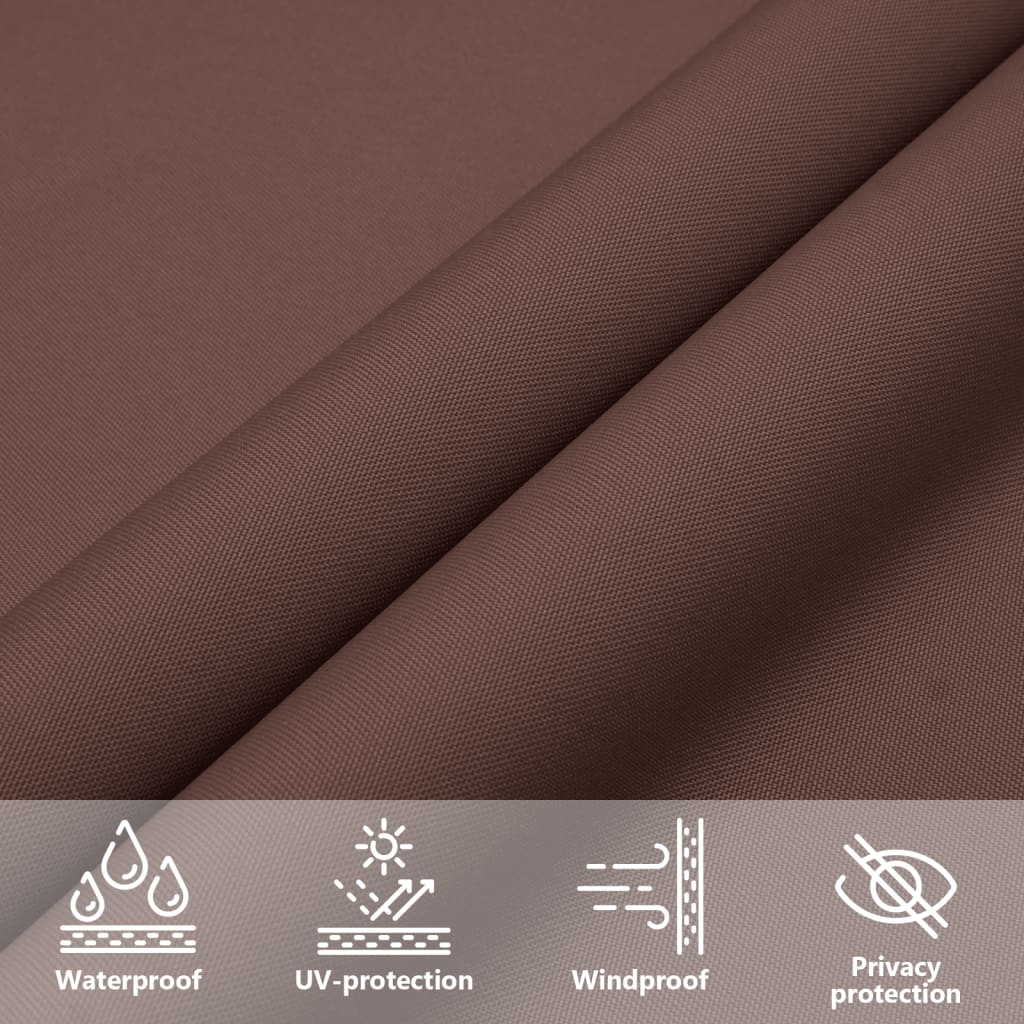 Sunshade Sail Oxford Fabric Rectangular 2.5x5 m Brown