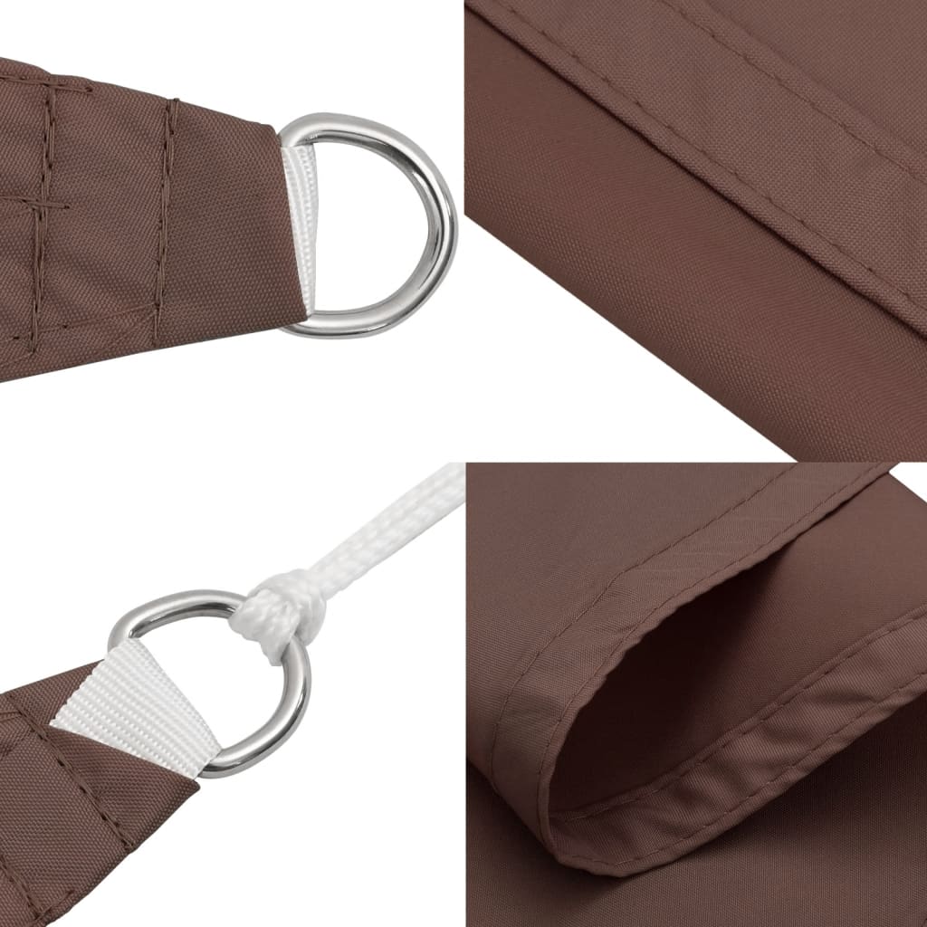 Sunshade Sail Oxford Fabric Rectangular 3.5x4.5 m Brown