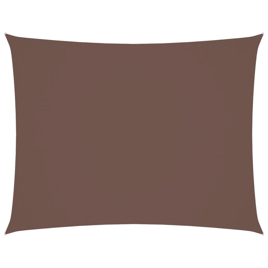 Sunshade Sail Oxford Fabric Rectangular 5x7 m Brown