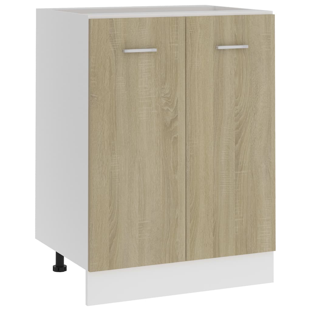 Bottom Cabinet Lyon Sonoma Oak 60x46x81.5 cm Engineered Wood